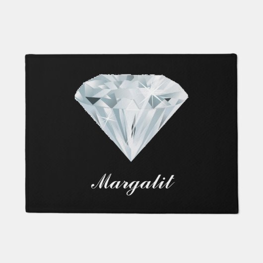 Keukenmat Keuken vloermat Diamant Deurmat (Voorkant)