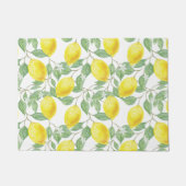 Keukenmat Kitchen Vloermat Lemon Waterverf Deurmat (Voorkant)