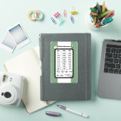 Keukenmeethelper in de Sticker van de Sage (iPad Cover)