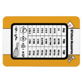 Keukenmeethelper in Marigold Magnet Magneet (Horizontaal)