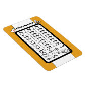 Keukenmeethelper in Marigold Magnet Magneet (Rechterzijde)