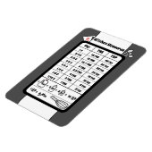 Keukenmeethulper in Pewter Magnet Magneet (Linkerzijde)