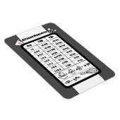 Keukenmeethulper in Pewter Magnet Magneet (Rechterzijde)