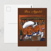 KEUKENMEIDEN DOXIES BRIEFKAART (Voorkant / Achterkant)