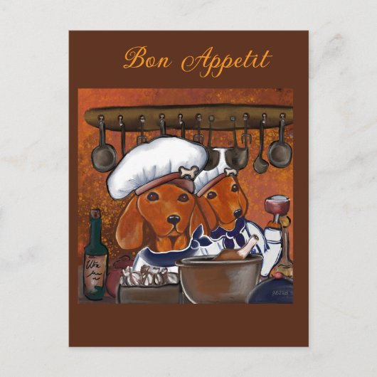 KEUKENMEIDEN DOXIES BRIEFKAART (Voorkant)