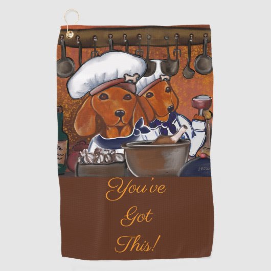 KEUKENMEIDEN GOLFHANDDOEK (Voorkant)