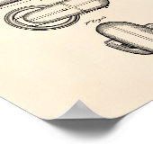 Keukenmengmachine 1945 oude kunstpoep poster (Hoek)