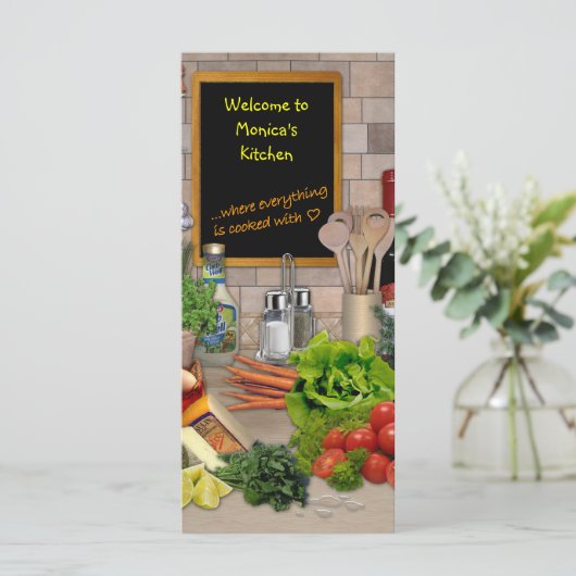 keukenmenu menu (Staand voorkant)