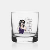 Keukenmessen horen erbij whisky glas (Achterkant)