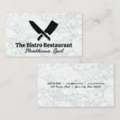 Keukenmessen Visitekaartje (Voorkant / Achterkant)