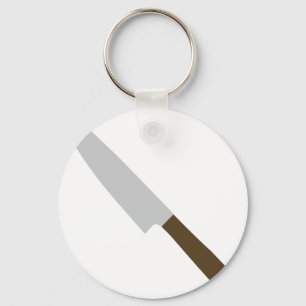 keukenmessen voor chef-koks sleutelhanger