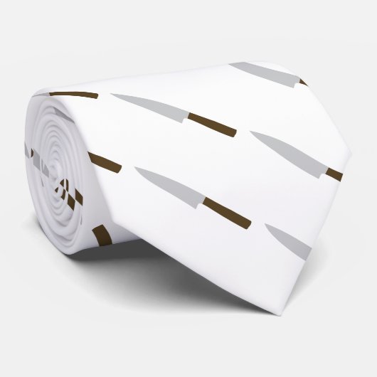 keukenmessen voor chef-koks stropdas (Opgerold)