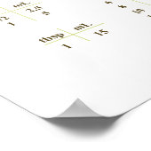 Keukenmetingconversie poster 20 x 24 inch (Hoek)