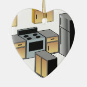 Keukenmeubelen en toebehoren keramisch ornament (Rechts)