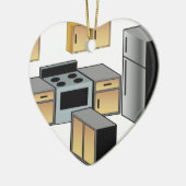 Keukenmeubelen en toebehoren keramisch ornament (Links)