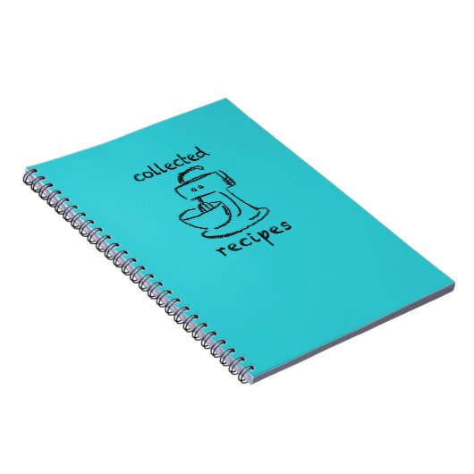 Keukenmixer Collect Recipes Journal Notitieboek (Rechterzijde)
