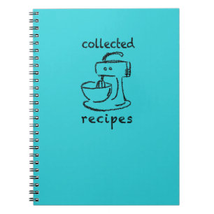 Keukenmixer Collect Recipes Journal Notitieboek