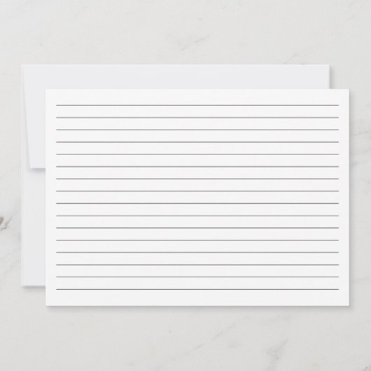 Keukenmonogram Blauwgroen Floral Foliage Recipe (Achterkant)