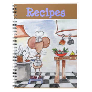 Keukenmuis — Recipe-laptop Notitieboek