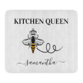 Keukennaam koningin snijplank (Voorkant)