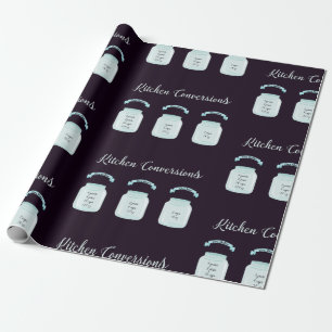 Keukenomzettingen nuttige nuttige Recipmetingen Cadeaupapier