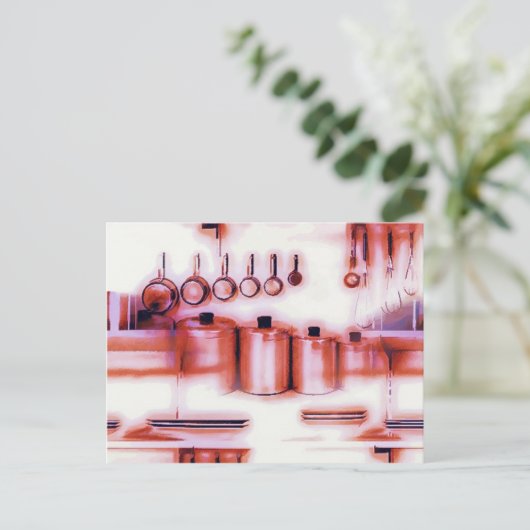 Keukenontvangstkaart Briefkaart (Staand voorkant)