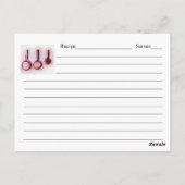 Keukenontvangstkaart Briefkaart (Achterkant)