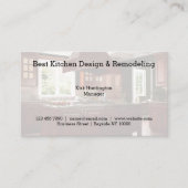 Keukenontwerp en -verwijdering visitekaartje (Voorkant)
