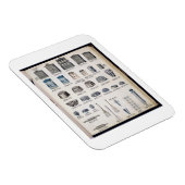 Keukenopslag en keukengerei van een handelscatalog magneet (Rechterzijde)