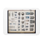 Keukenopslag en keukengerei van een handelscatalog magneet (Horizontaal)