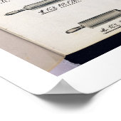 Keukenopslag en keukengerei van een handelscatalog poster (Hoek)