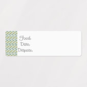 Keukenorganisatie - Etiketten voor levensmiddelen  Labels (Design 1)