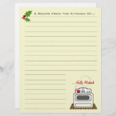 Keukenpapier voor hertogin en kerstkeuken (Voorkant / Achterkant)