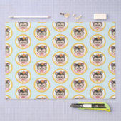 Keukenpapierplatte set met retro Kitten Tissuepapier (Craft)