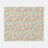 Keukenpatroon 3 fleece deken (Voorkant (Horizontaal))