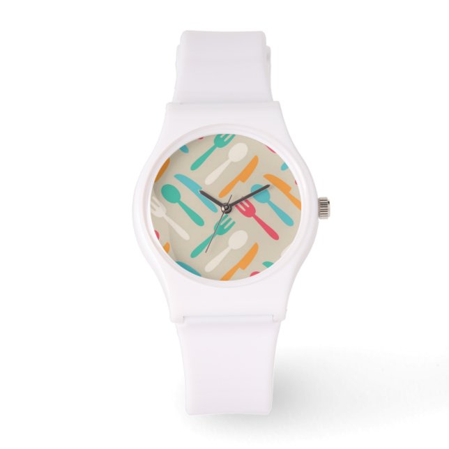 Keukenpatroon 3 horloge (Voorkant)