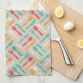 Keukenpatroon 3 theedoek (Quarter Fold)