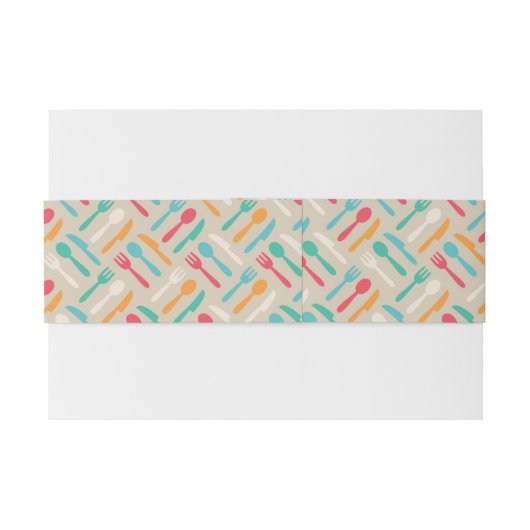 Keukenpatroon 3 uitnodigingen wikkel (Achterkant Voorbeeld)