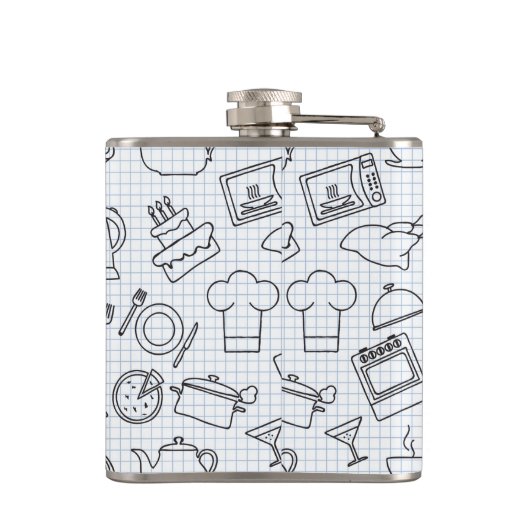 Keukenpatroon 4 heupfles (Achterkant)