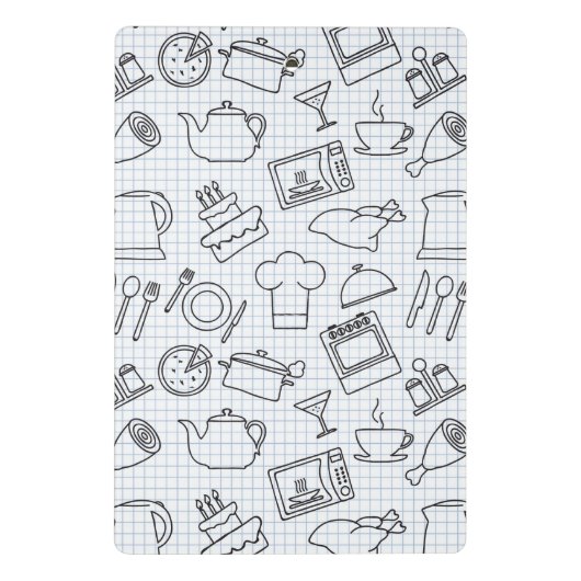 Keukenpatroon 4 mini klembord (Achterkant)