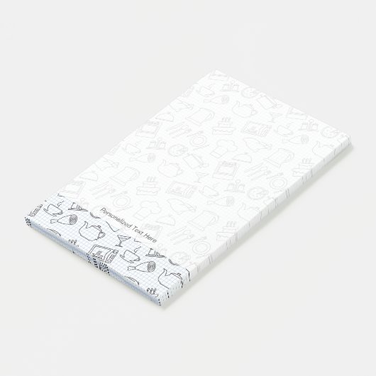 Keukenpatroon 4 post-it® notes (Schuin)