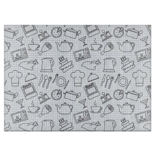 Keukenpatroon 4 snijplank (Voorkant)