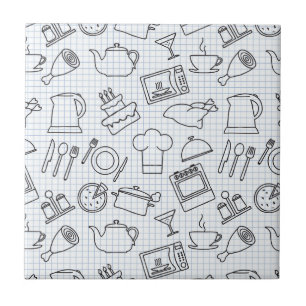 Keukenpatroon 4 tegeltje