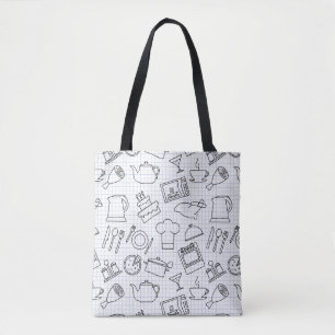 Keukenpatroon 4 tote bag