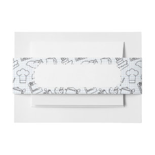 Keukenpatroon 4 uitnodigingen wikkel