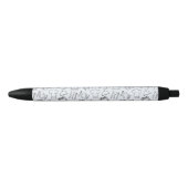 Keukenpatroon 4 zwarte inkt pen (Voorkant)