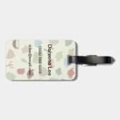 Keukenpatroon Bagagelabel (Achterkant horizontaal)