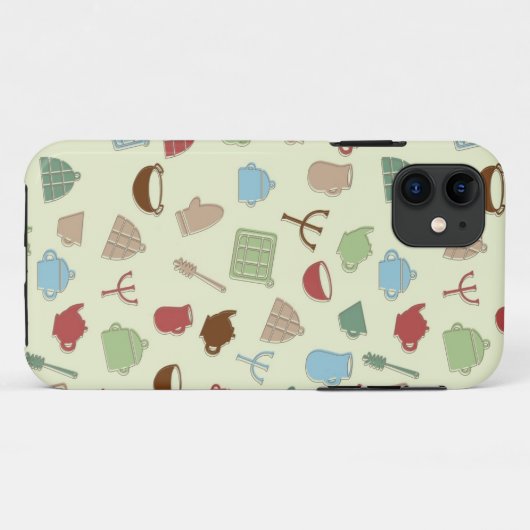 Keukenpatroon Case-Mate iPhone Case (Achterkant (horizontaal))