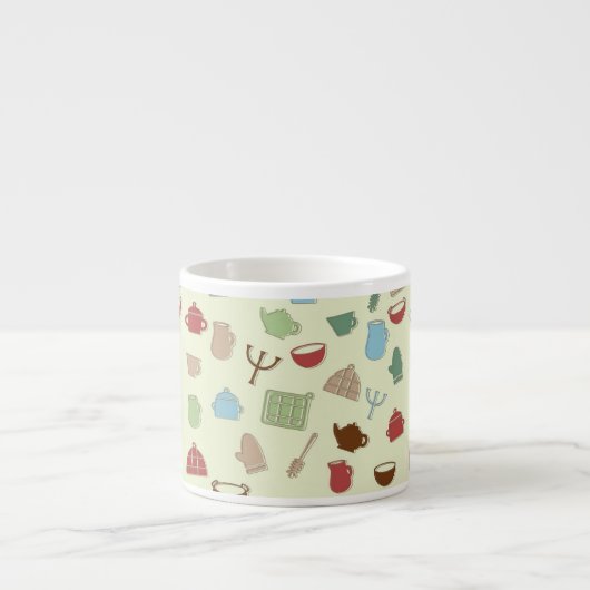 Keukenpatroon Espresso Kop (Voorkant)