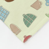 Keukenpatroon Fleece Deken (Hoek)